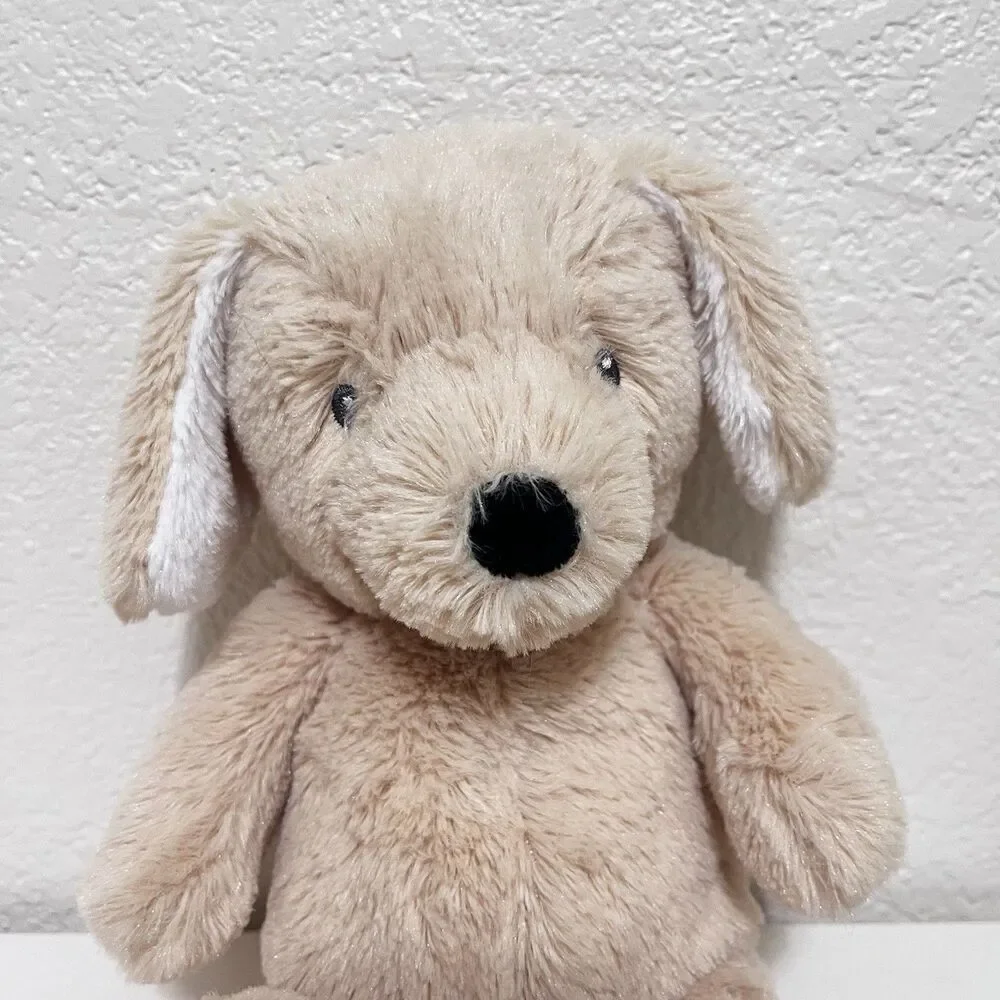 Carter's Golden Retriever Tan White Puppy Dog Lovey Plush 10” Stuffed Animal